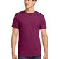 Men's Heavy Cotton T-Shirt - 5000 - Berry