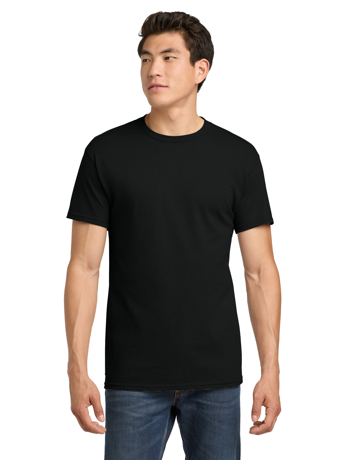 Men's Heavy Cotton T-Shirt - 5000 - Black