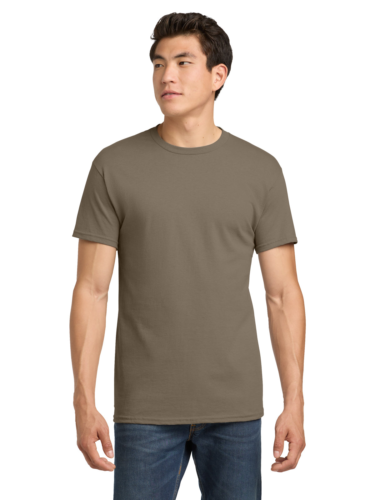 Men's Heavy Cotton T-Shirt - 5000 - Brown Savana