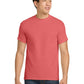 Men's Heavy Cotton T-Shirt - 5000 - Coral Silk