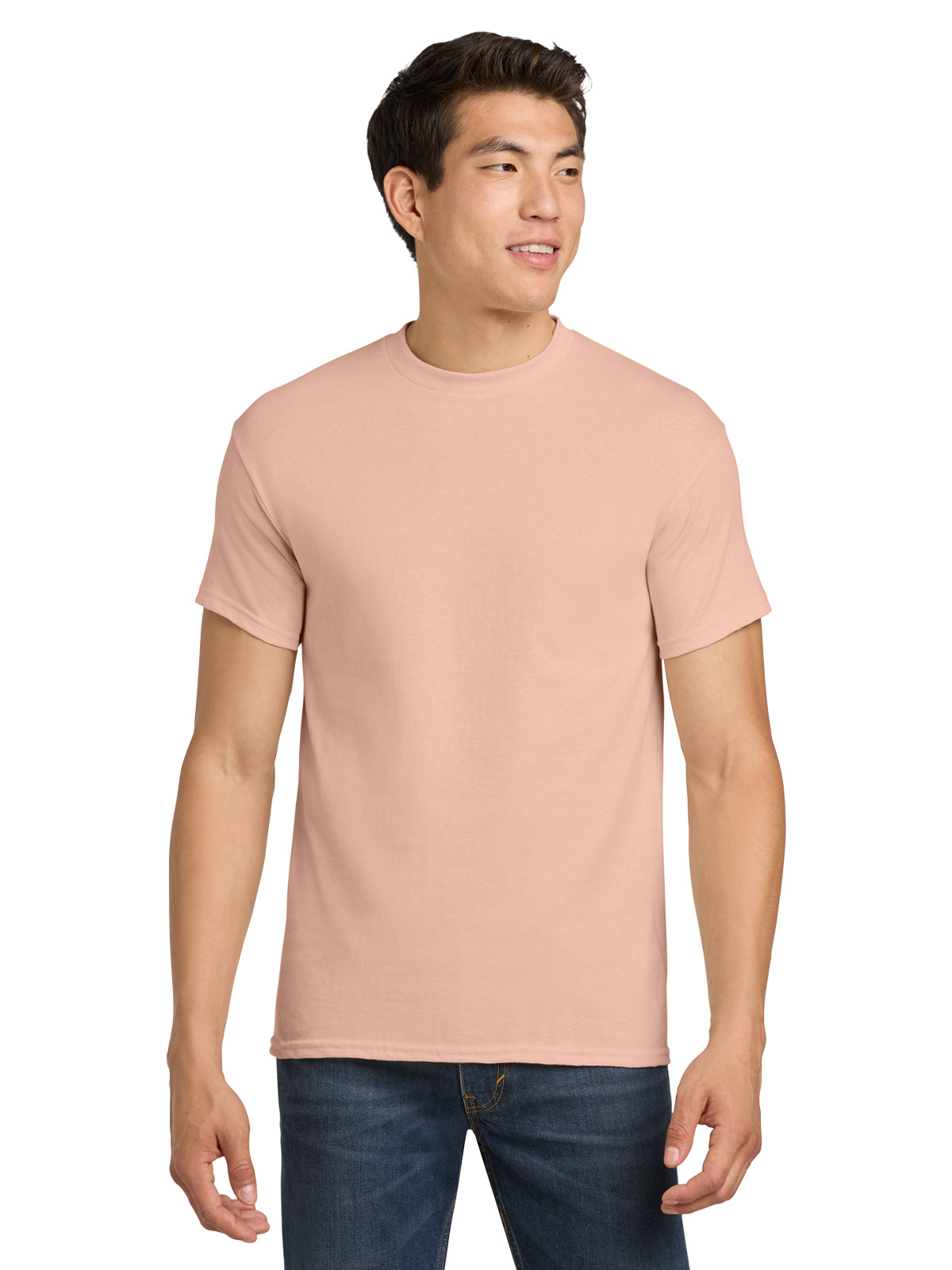 Men's Heavy Cotton T-Shirt - 5000 - Dusty Rose