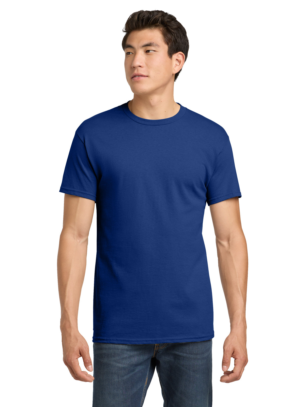 Men's Heavy Cotton T-Shirt - 5000 - Fan Deep Royal