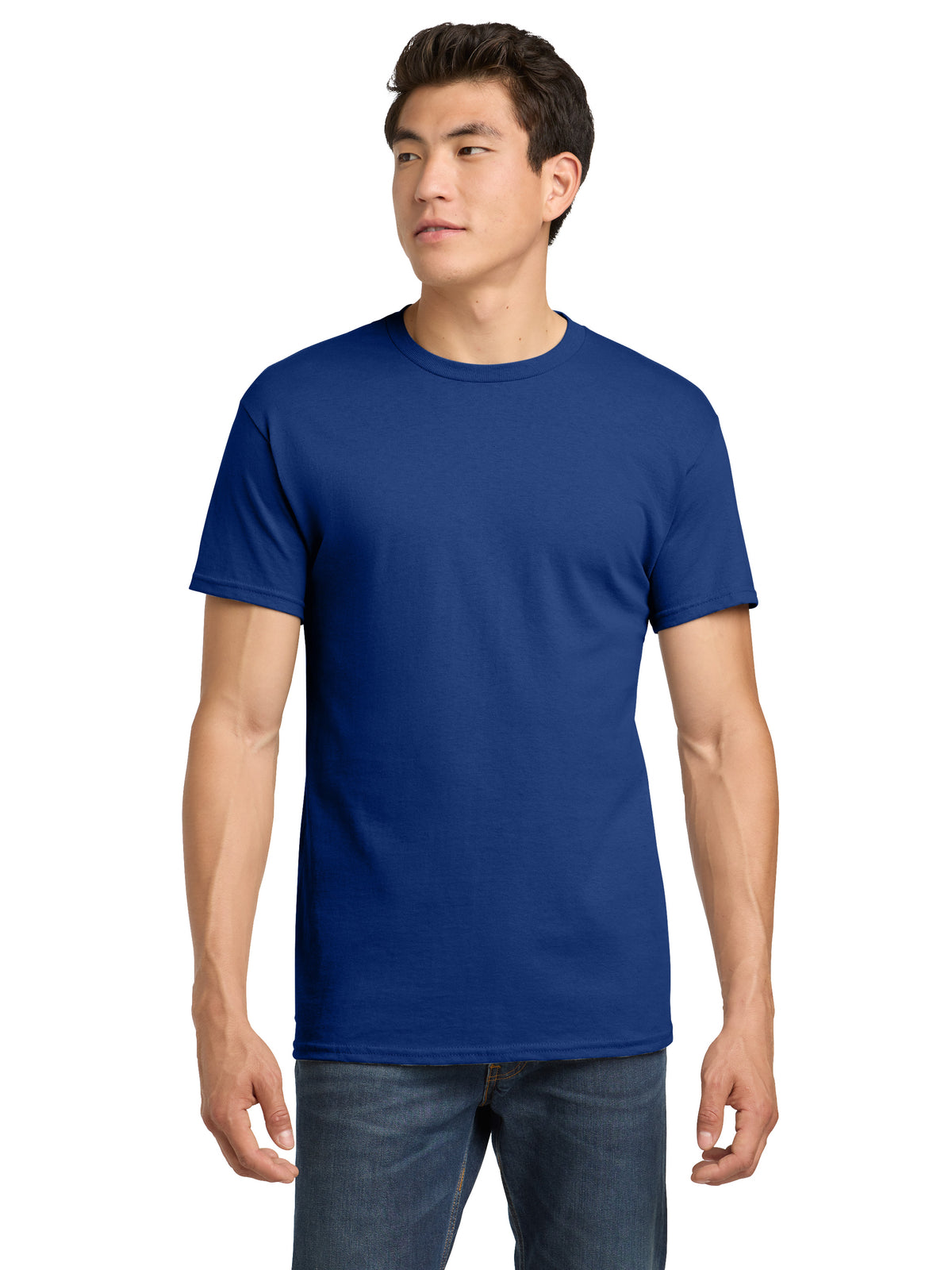 Men's Heavy Cotton T-Shirt - 5000 - Fan Deep Royal