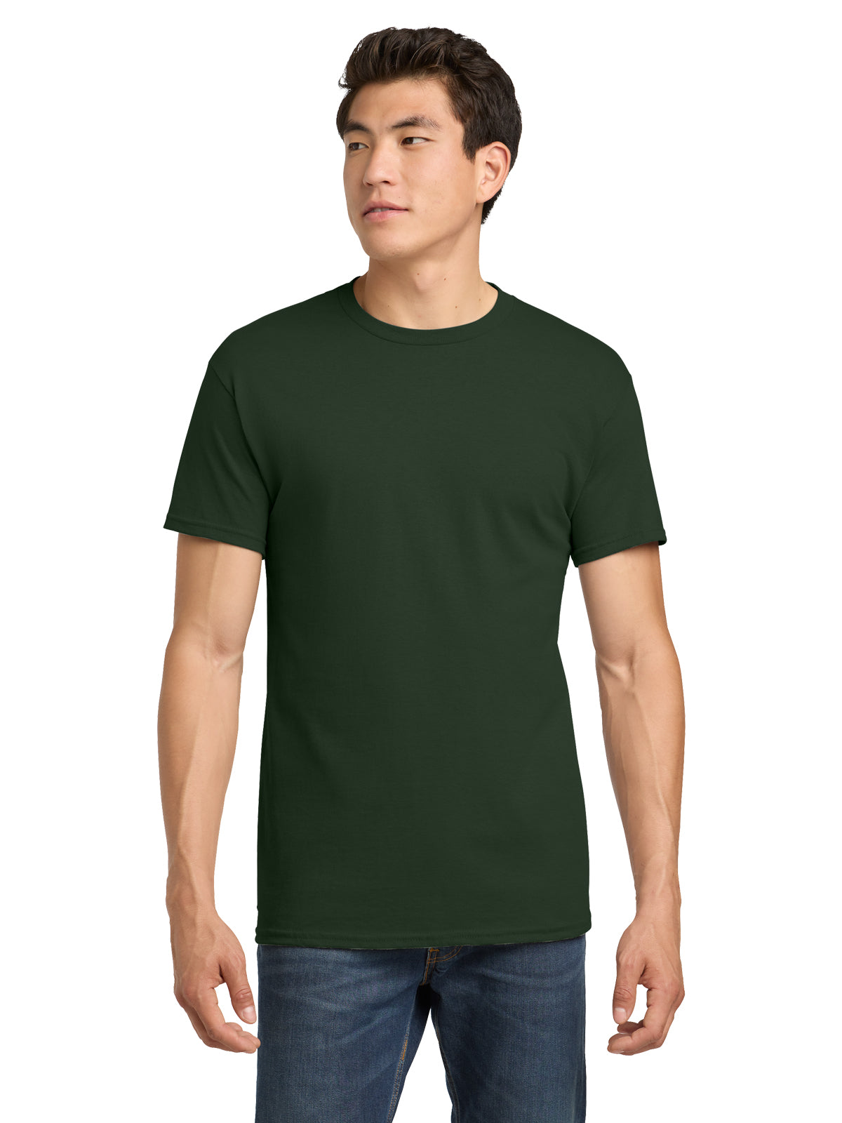 Men's Heavy Cotton T-Shirt - 5000 - Forest
