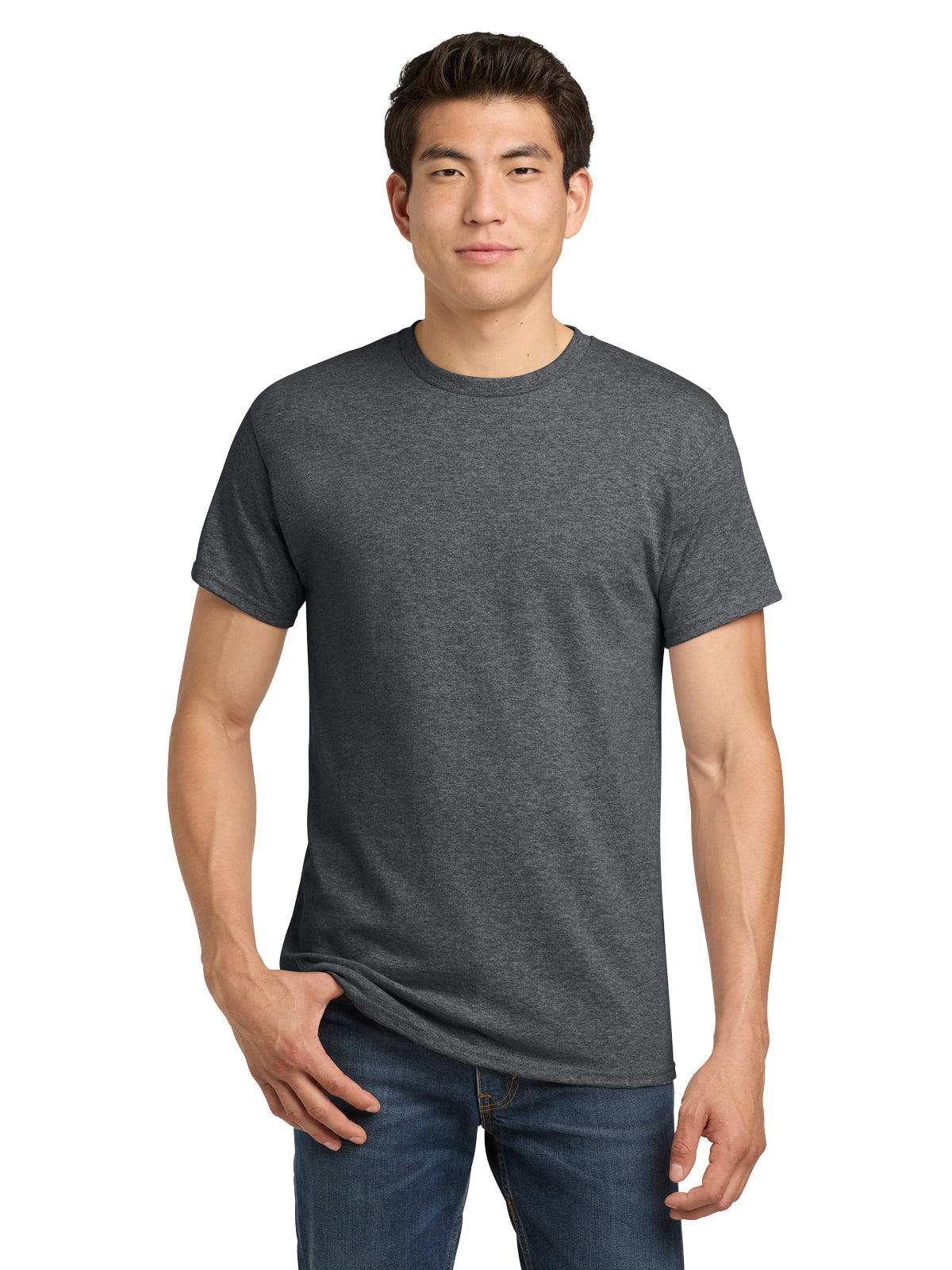 Men's Heavy Cotton T-Shirt - 5000 - Graphite Heather
