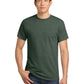 Men's Heavy Cotton T-Shirt - 5000 - Heather Military Green