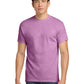 Men's Heavy Cotton T-Shirt - 5000 - Heather Radiant Orchid