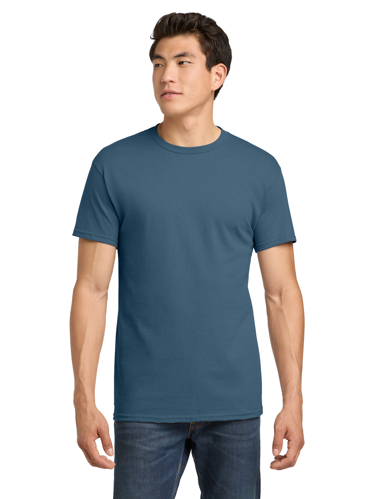 Men's Heavy Cotton T-Shirt - 5000 - Indigo Blue