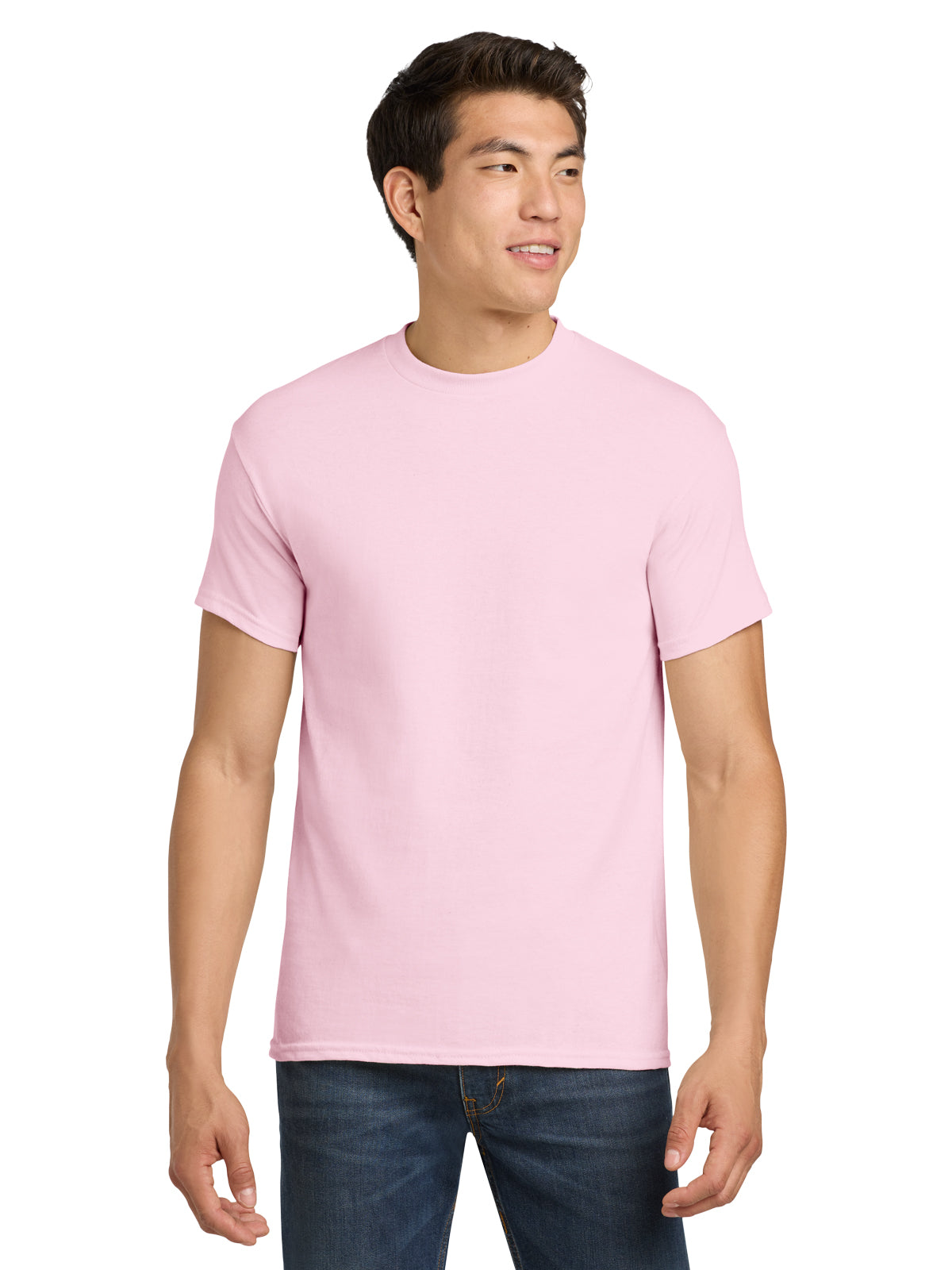 Men's Heavy Cotton T-Shirt - 5000 - Light Pink