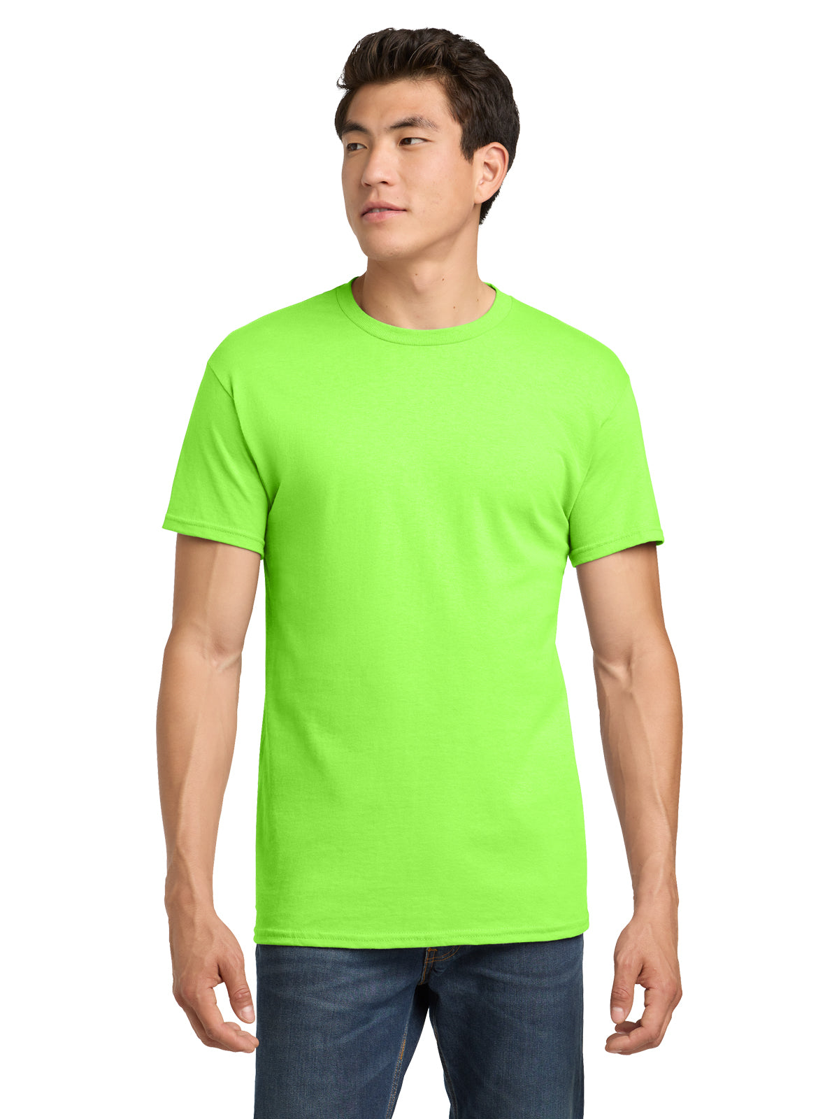 Men's Heavy Cotton T-Shirt - 5000 - Neon Green