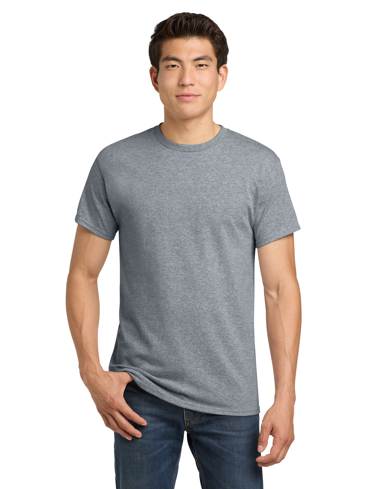 Men's Heavy Cotton T-Shirt - 5000 - Sport Grey