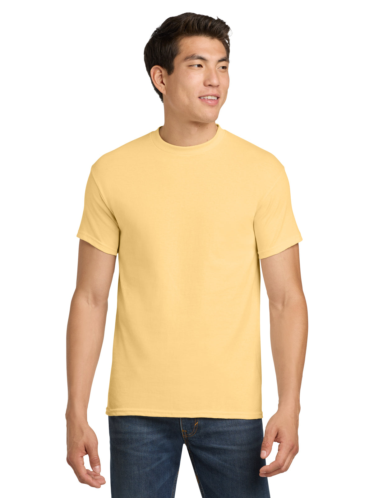 Men's Heavy Cotton T-Shirt - 5000 - Yellow Haze