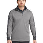 Men's Pocketless 1/2-Zip Cover-Up Sweatshirt - 578673 - Athletic Grey Heather/ Dark Grey