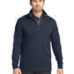 Men's Pocketless 1/2-Zip Cover-Up Sweatshirt - 578673 - Midnight Navy Heather/ Midnight Navy