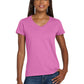 Women's Pocketless Heavy Cotton T-Shirt - 5V00L - Azalea