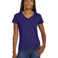 Women's Pocketless Heavy Cotton T-Shirt - 5V00L - Purple