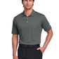 Men's Pocketless Vertical Mesh Polo - 637167 - Anthracite