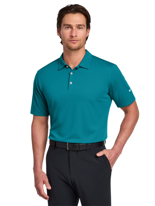 Men's Pocketless Vertical Mesh Polo - 637167 - Blustery