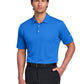Men's Pocketless Vertical Mesh Polo - 637167 - Brisk Blue