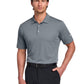 Men's Pocketless Vertical Mesh Polo - 637167 - Cool Grey