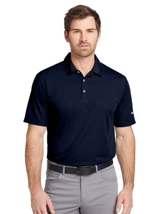 Men's Pocketless Vertical Mesh Polo - 637167 - Marine