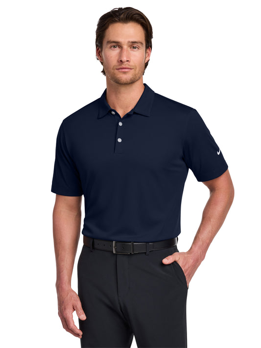 Men's Pocketless Vertical Mesh Polo - 637167 - Marine