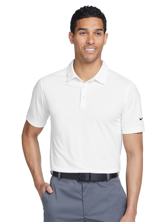 Men's Pocketless Vertical Mesh Polo - 637167 - White