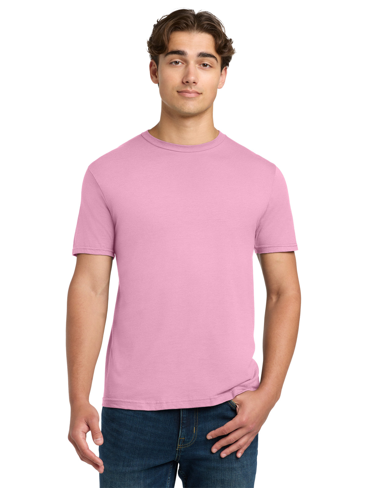 Men's Softstyle T-Shirt - 64000 - Fan Candy Pink