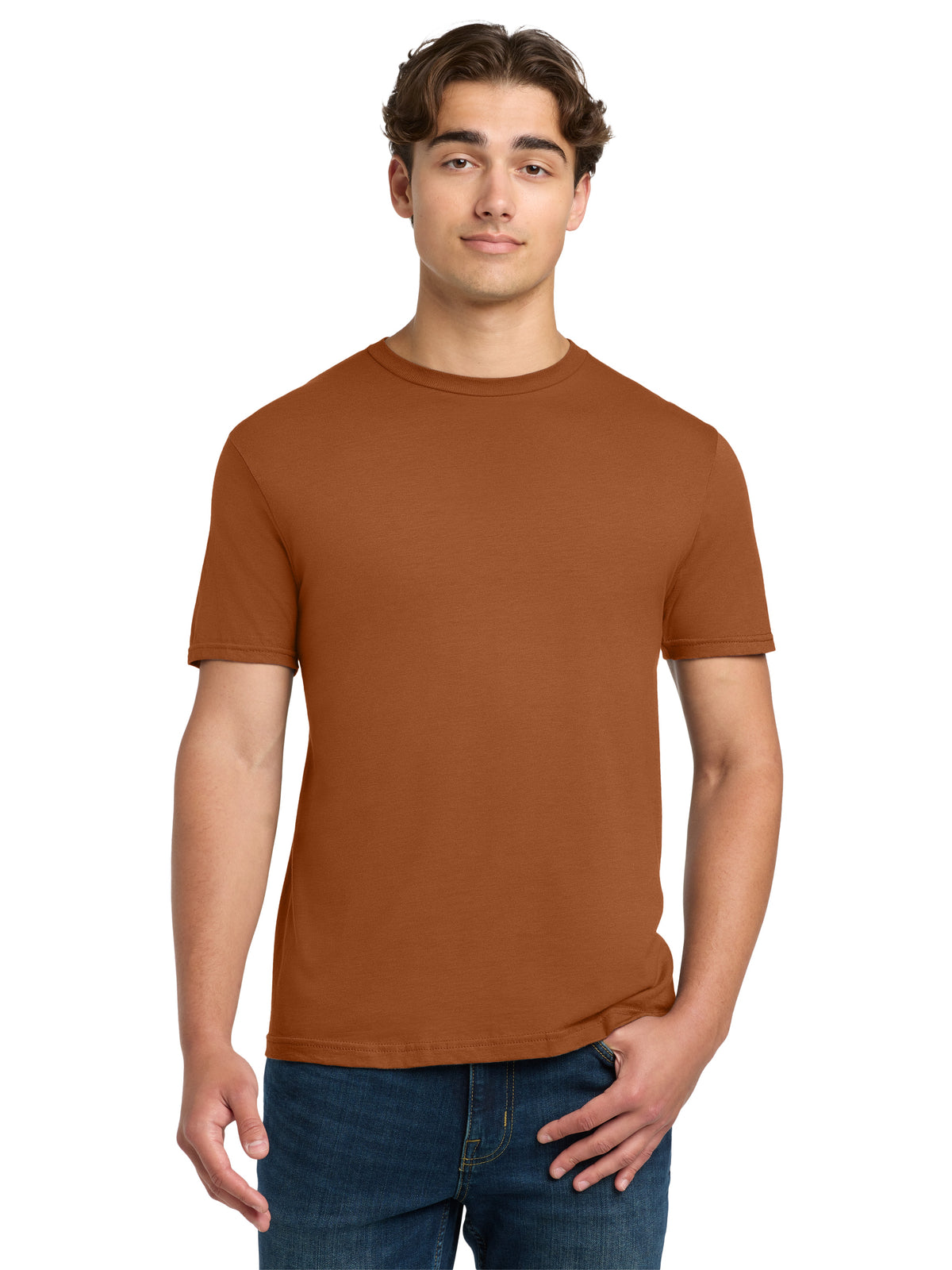 Men's Softstyle T-Shirt - 64000 - Fan T. Orange