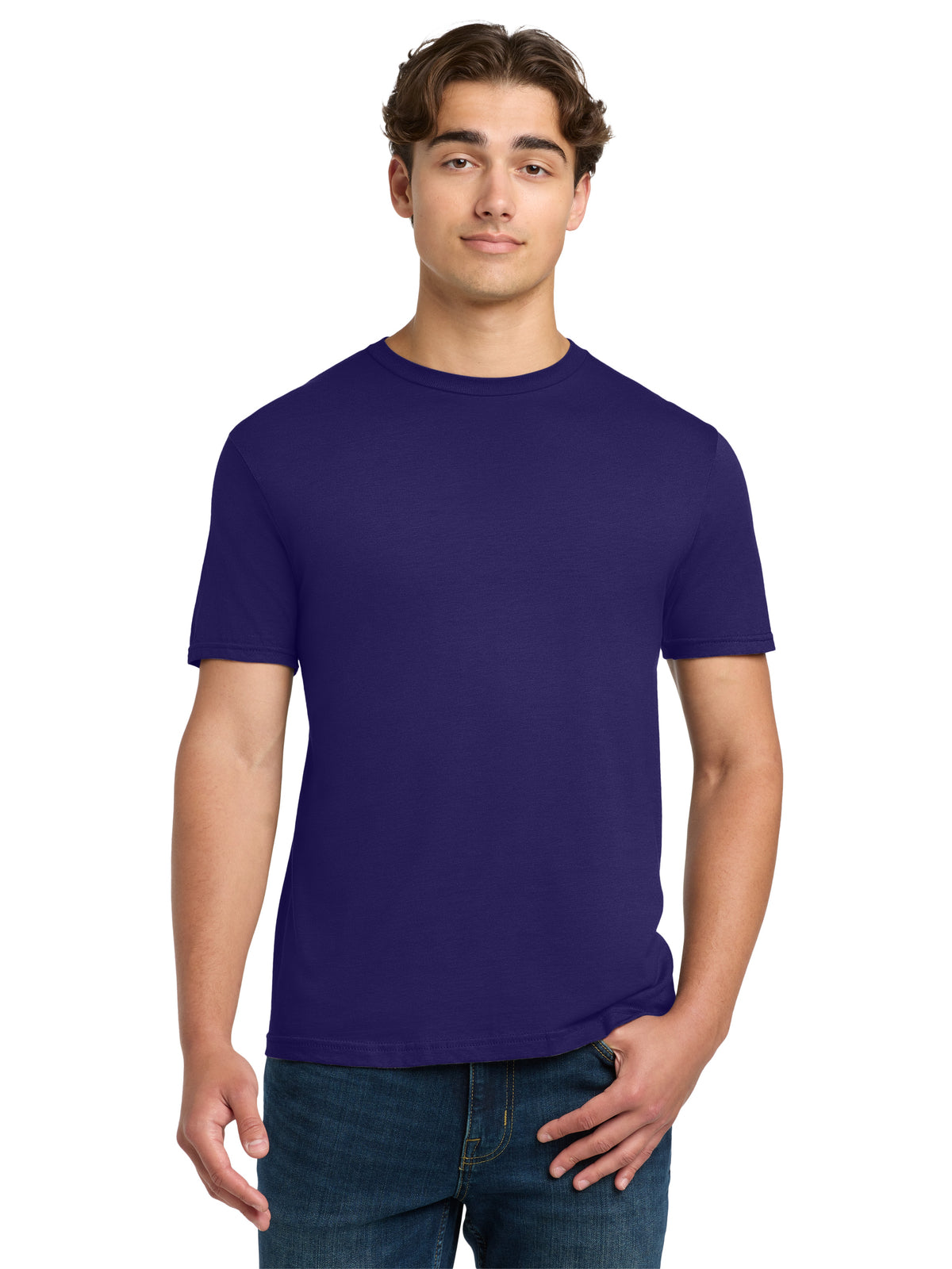 Men's Softstyle T-Shirt - 64000 - Fan Dark Purple