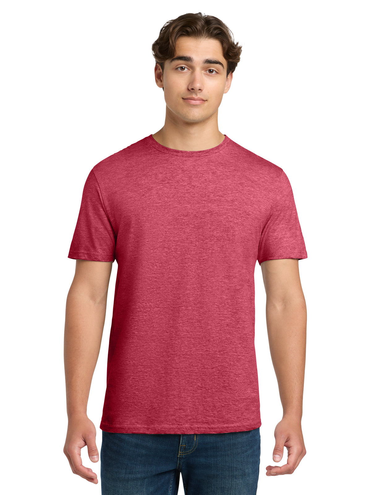 Men's Softstyle T-Shirt - 64000 - Heather Red