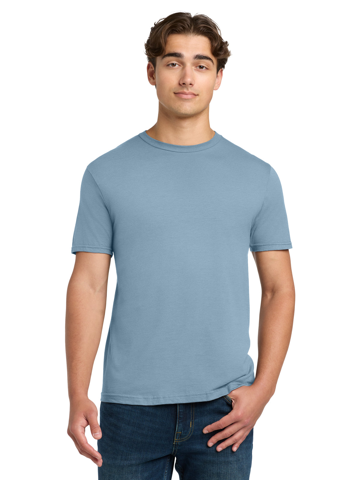 Men's Softstyle T-Shirt - 64000 - Stone Blue