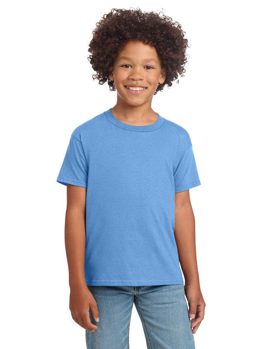 Boy's Modern Fit Softstyle T-Shirt - 64000B - Carolina Blue