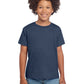 Boy's Modern Fit Softstyle T-Shirt - 64000B - Heather Navy