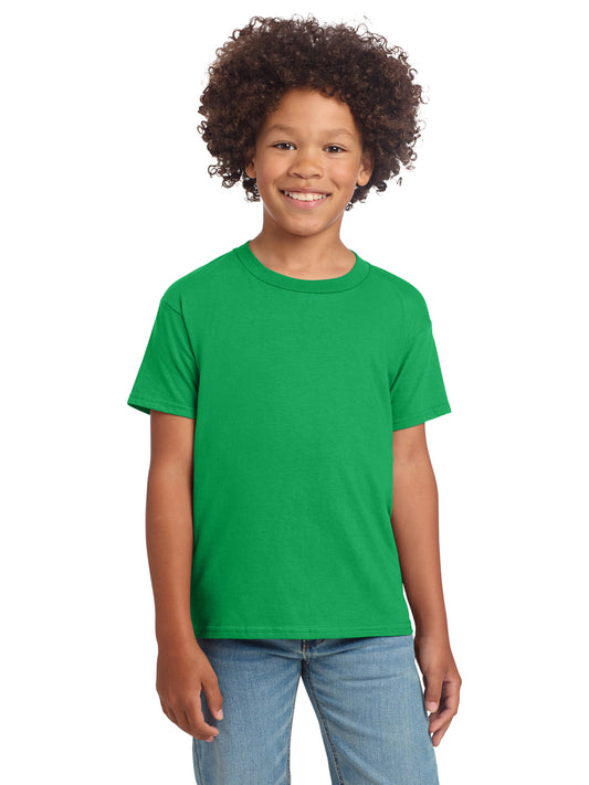 Boy's Modern Fit Softstyle T-Shirt - 64000B - Irish Green