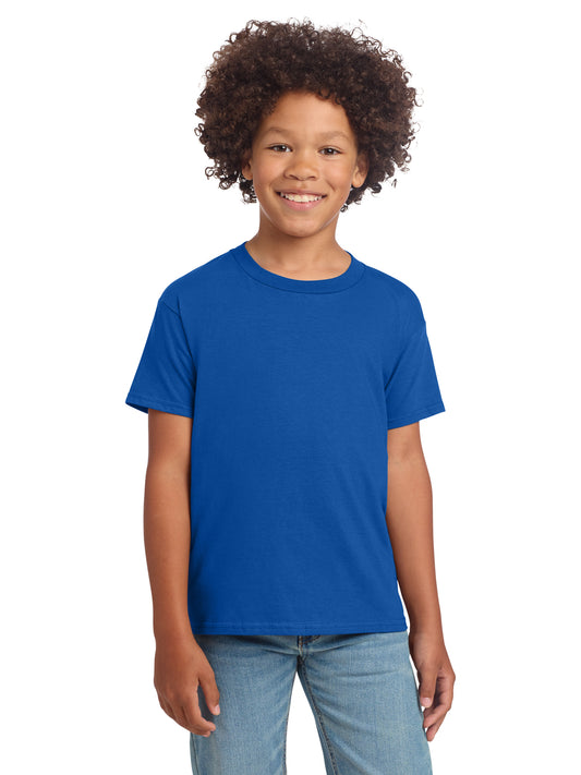 Boy's Modern Fit Softstyle T-Shirt - 64000B - Royal