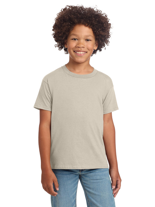 Boy's Modern Fit Softstyle T-Shirt - 64000B - Sand