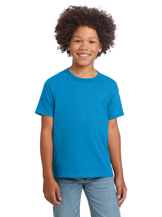 Boy's Modern Fit Softstyle T-Shirt - 64000B - Sapphire