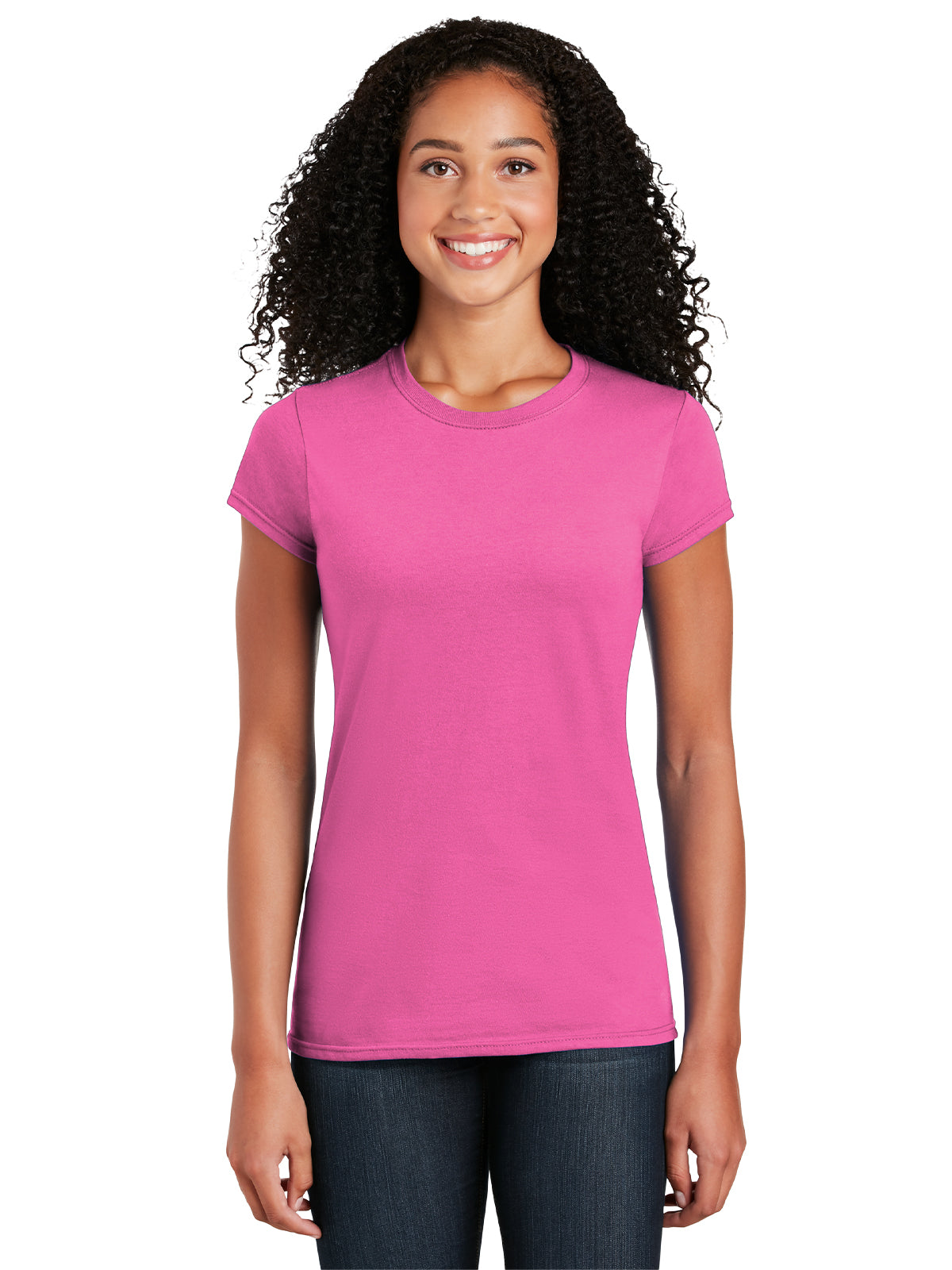 Women's Softstyle T-Shirt - 64000L - Azalea