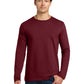 Men's Pocketless Long Sleeve T-Shirt - 64400 - Garnet