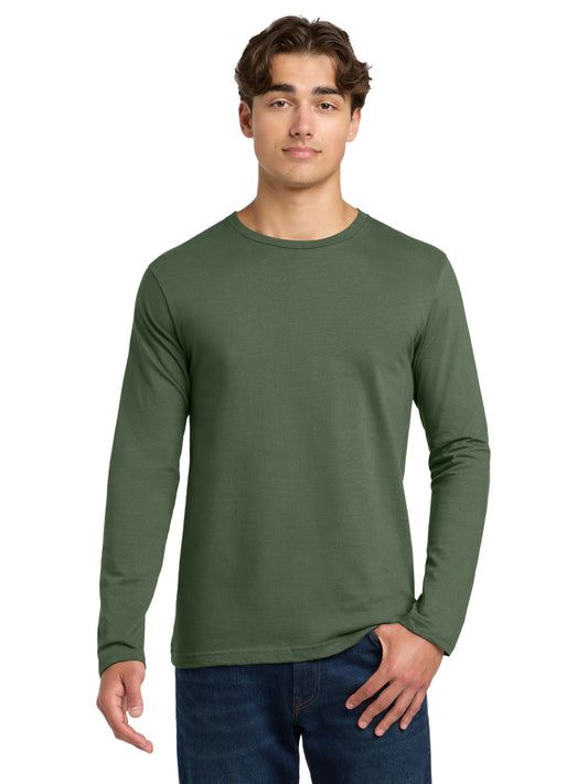 Men's Pocketless Long Sleeve T-Shirt - 64400 - Military Green