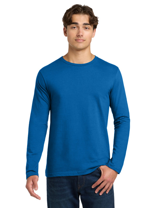 Men's Pocketless Long Sleeve T-Shirt - 64400 - Neon Blue
