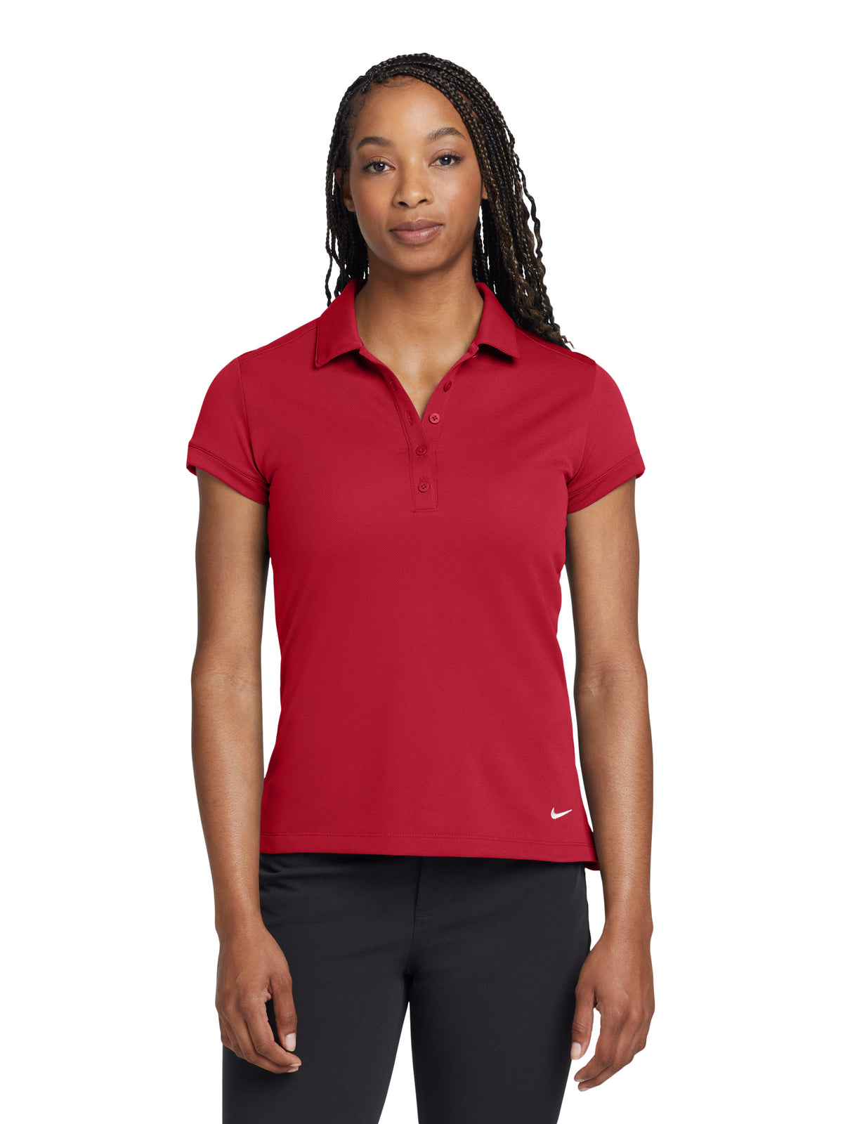 Women's Dri-FIT Pique Modern Fit Polo - 746100 - Gym Red