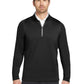 Men's Dri-FIT Stretch 1/2-Zip Cover-Up Sweatshirt - 779795 - Black/ Dark Grey