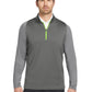 Men's Dri-FIT Stretch 1/2-Zip Cover-Up Sweatshirt - 779795 - Dark Grey/ Cool Grey/ Volt
