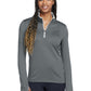 Women's Dri-FIT Stretch 1/2-Zip Cover-Up Sweatshirt - 779796 - Dark Grey/ White