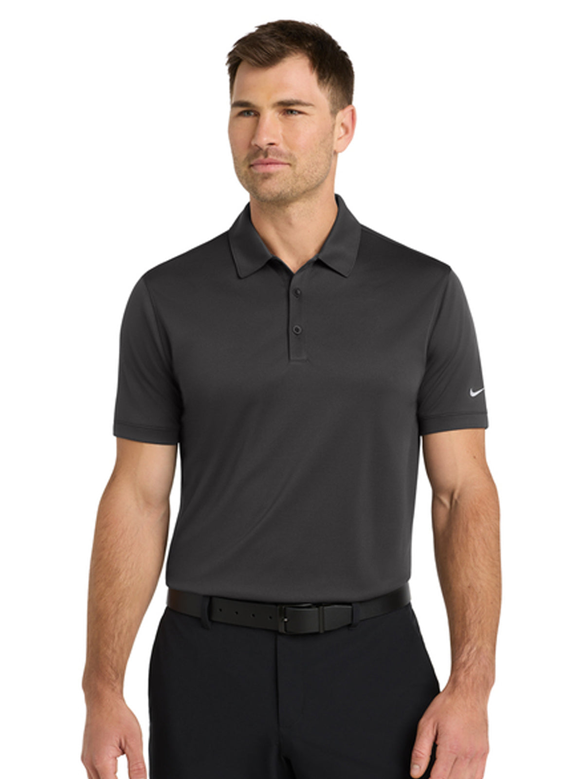 Men's Dri-FIT Players Modern Fit Polo - 799802 - Anthracite