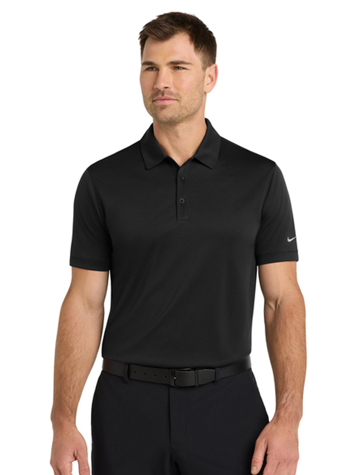 Men's Dri-FIT Players Modern Fit Polo - 799802 - Black