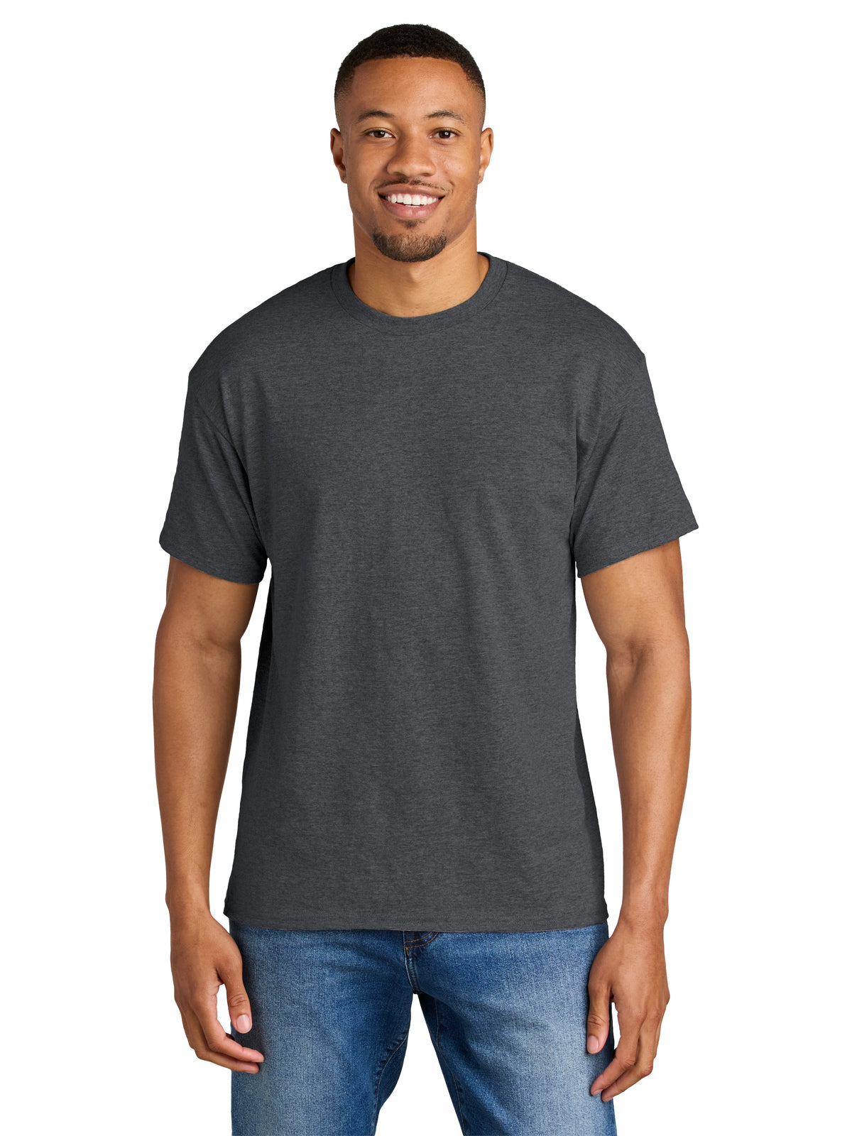Men's DryBlend MVS T-Shirt - 8000 - Dark Heather