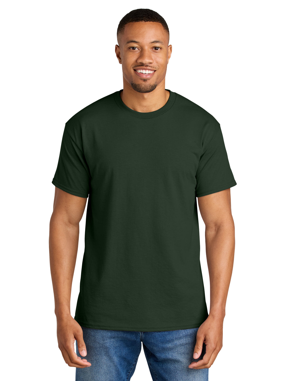 Men's DryBlend MVS T-Shirt - 8000 - Forest Green